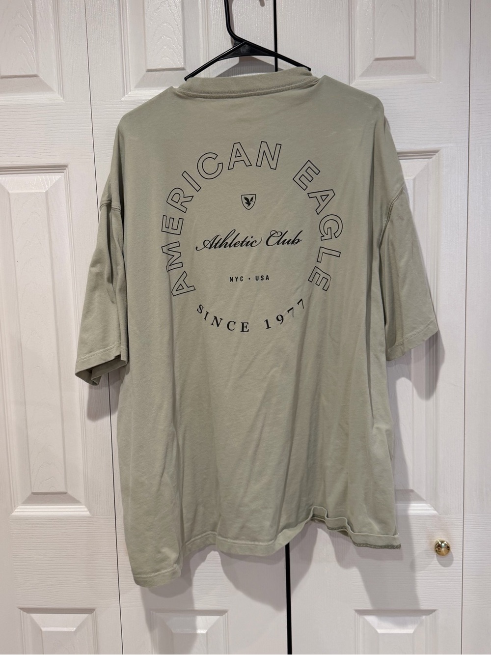 American Eagle Outfitters Sage Green Short-Sleeve Tee - Picture 5 of 6